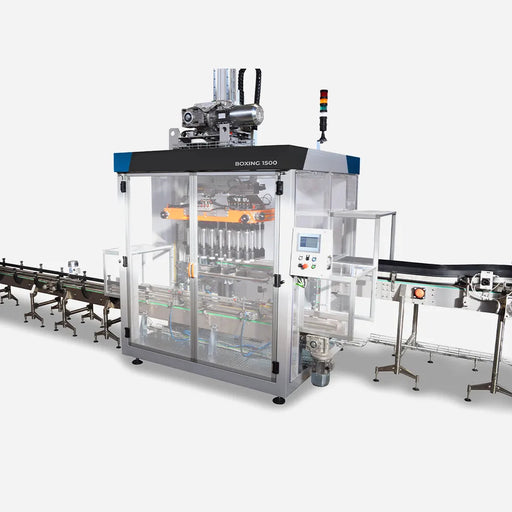 Empacadora de botellas, estuches vertical BOXING