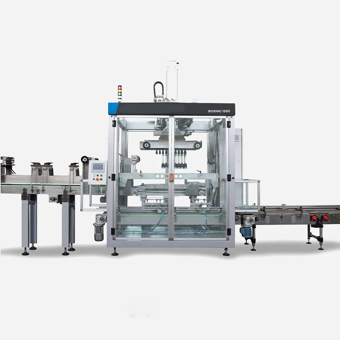 Empacadora de botellas, estuches vertical BOXING