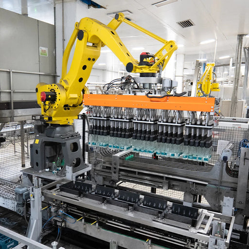 Empacadora vertical de botellas/estuches robótica FALCON PACK